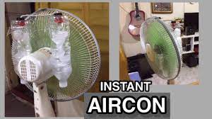improvise electricfan air cooler diy