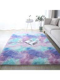 1pc tie dye rug modern polyester