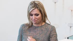 tearful queen máxima of the netherlands