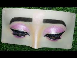 pink eye makeup tutorial dummy makeup
