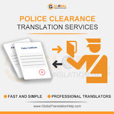 police clearance translation services