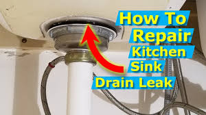 how to replace a kitchen sink drain