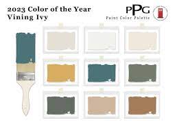 Ppg Vining Ivy Paint Palette 2023 Color