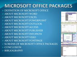 4 Ms Office Packages