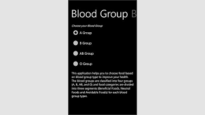 Get Blood Type Food Chart Microsoft Store