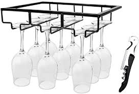 wine glass rack stemware rack under
