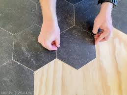 Another reason vinyl flooring works well over ceramic tile is that the tile provides extra insulation. How To Install Groutable Vinyl Floor Tile List In Progress