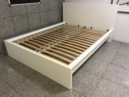 White Ikea Malm Queen Size Bed Frame