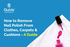 how to remove nail polish from clothes