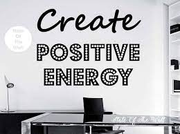 Create Positive Energy Wall Decal