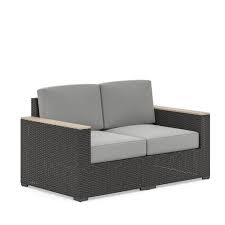 Brown Patio Loveseat 6801