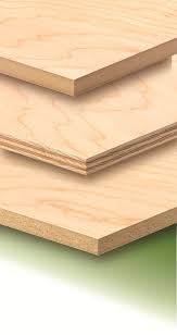resins in its hardwood plywood panels