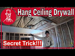 How To Hang Drywall On A Ceiling