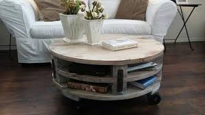 Diy Pallet Round Coffee Table