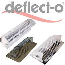 plastic air deflectors for heating