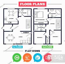 Furniture House Floor Plan 3d Tv