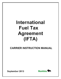 International Fuel Tax Agreement Ifta Government Of Manitoba