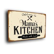 mama s kitchen sign gift for mama