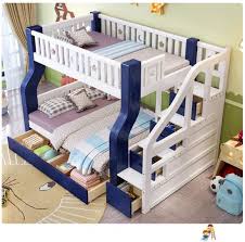 Fashion Simple All Solid Wood Bunk Bed