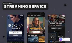 streaming service mobile app ui figma