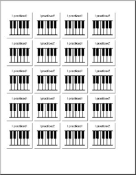 Stickers Music Practice Incentive Chart 2 Abcteach
