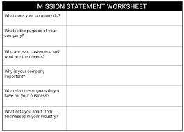 inspiring mission statement templates