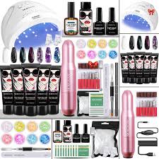 morovan poly gel nail kit with l and