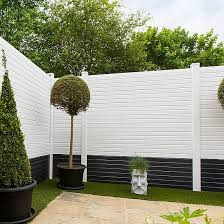 White Fence Panels Plastic Upvc Low