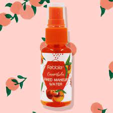 makeup fixed water peach febble