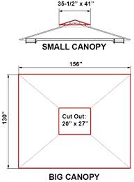 Brown Replacement Gazebo Canopy For