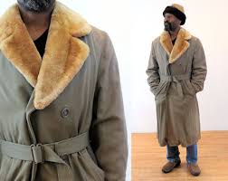 Vintage Clothing Men Trench Coat Men
