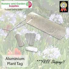 aluminium plant label tie use an