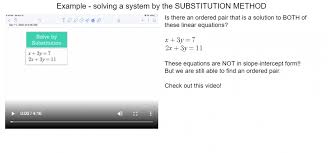 Activities For The Substitution Method