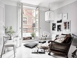 edgy contrast for white home decor style