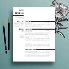   Free Microsoft Word Resume Templates for Download Free Clean   Minimalist CV Template for Microsoft Word for immediate  download  Resume template 