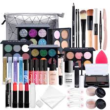popfeel complete makeup set in handbag