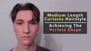 For years, men have snubbed their nose at the curtain haircut. Medium Length Curtains Hairstyle Tutorial How To Get The Perfect Shape Youtube