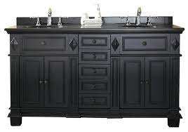 Make the most of your storage space and create an. Milan Bathroom Vanity Set With Black Granite Vanity Top And White Sink Traditional Bathroom Vanities And Sink Consoles By Bathselect Houzz