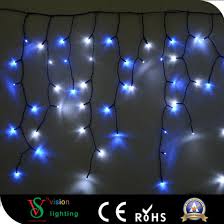 outdoor led falling blue and white