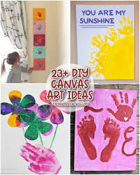 Diy Canvas Art Ideas For Kids Huge