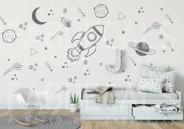 Space Wall Decals Rocket Decal Space