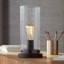 Libby Seeded Glass 12 High Edison Bulb Accent Lamp Y9401 Lamps Plus