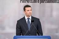 Photo : Ils estiment que Jordan Bardella, compagnon de la princesse, est indirectement visé. Manifestation des Patriots.eu et de la Lega, ''Sans peur en Europe, maîtres chez nous''. Sur la photo, Jordan