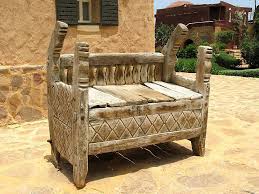 Oriental Wooden Bench Texture History