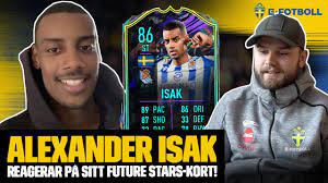 Real madrid close to making alexander isak the most expensive swedish teenager ever with £8.6m transfer swoop. Alexander Isak Reagerar Pa Sitt Future Stars Kort Onefootball