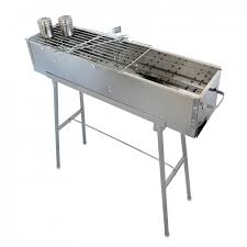 stainless steel charcoal grill