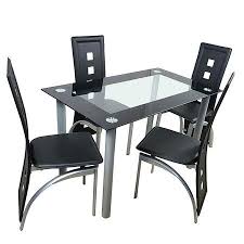 Glass Dining Table Metal Dining Room
