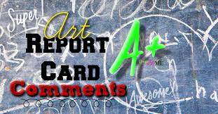 Get to work saying thank you the right way—with funny personal words. Art Report Card Comments Create Art With Me