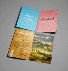 travel brochure template in indesign