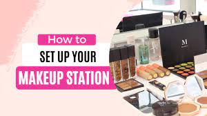 easy set up for beginner makeup artists